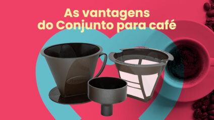 Kit Café: confira as vantagens do conjunto com suporte, filtro e adaptador!