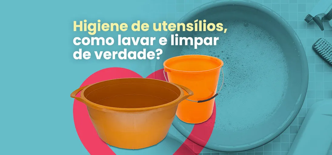 Higiene de utensílios domésticos